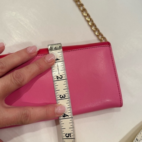 Salvatore Ferragamo beautiful pink & red clutch, wallet, handbag - Picture 3 of 11